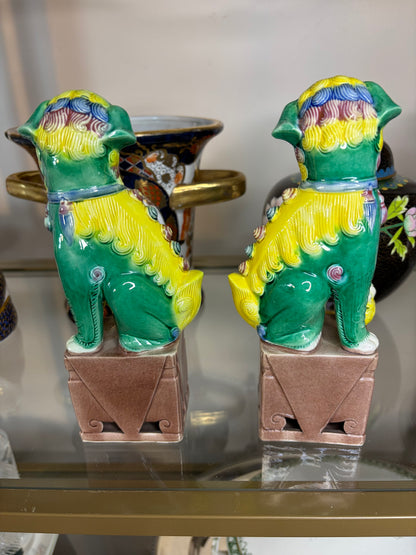 Stunning foo dog pair!