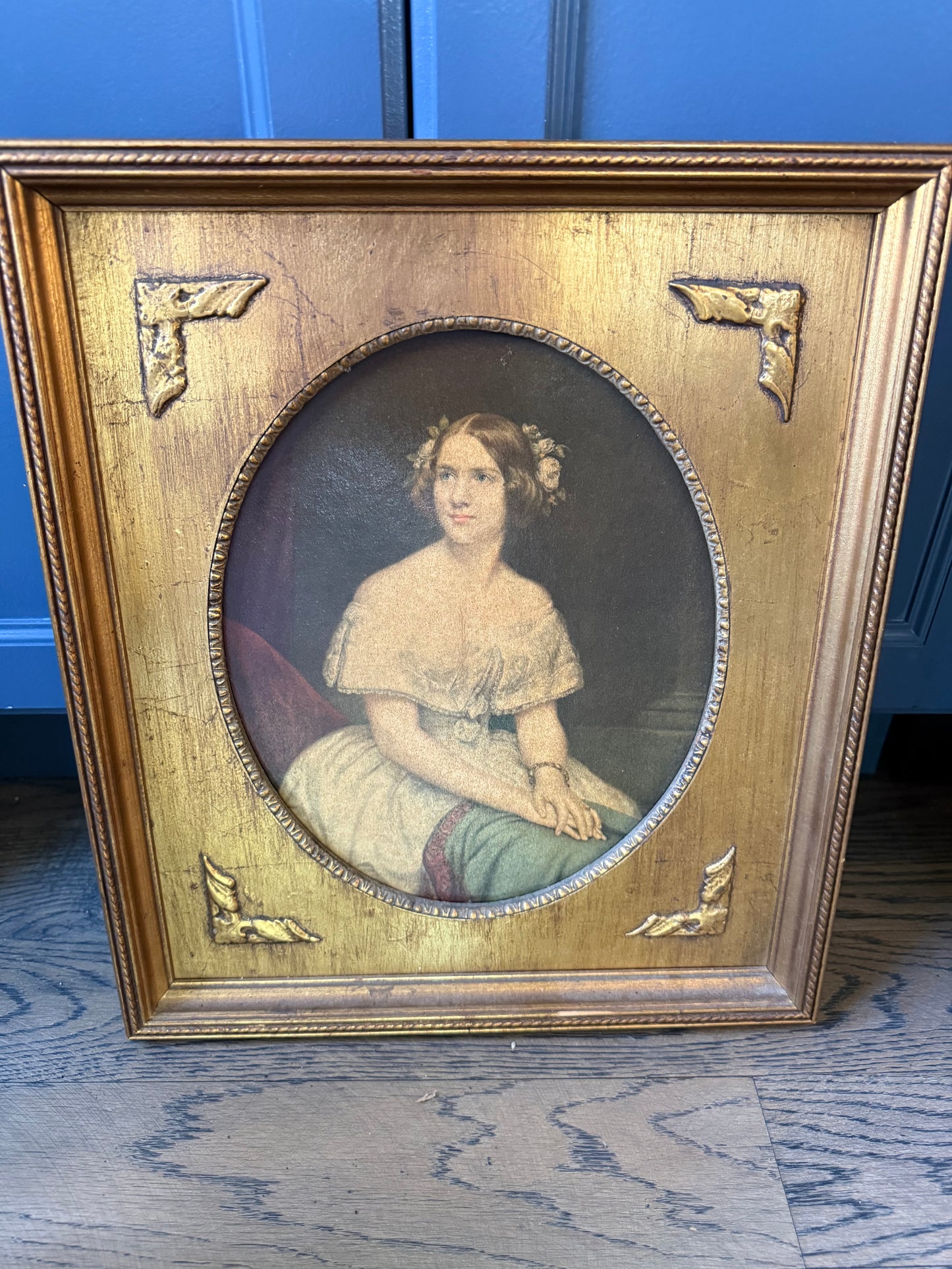 Live 5/14 for Nicole - Vintage Framed Jenny Lind Print