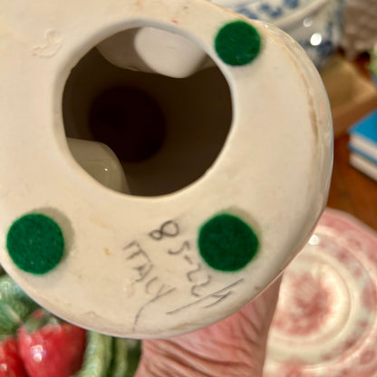 Set of two Italian kitty staffordshire style cats 7 in