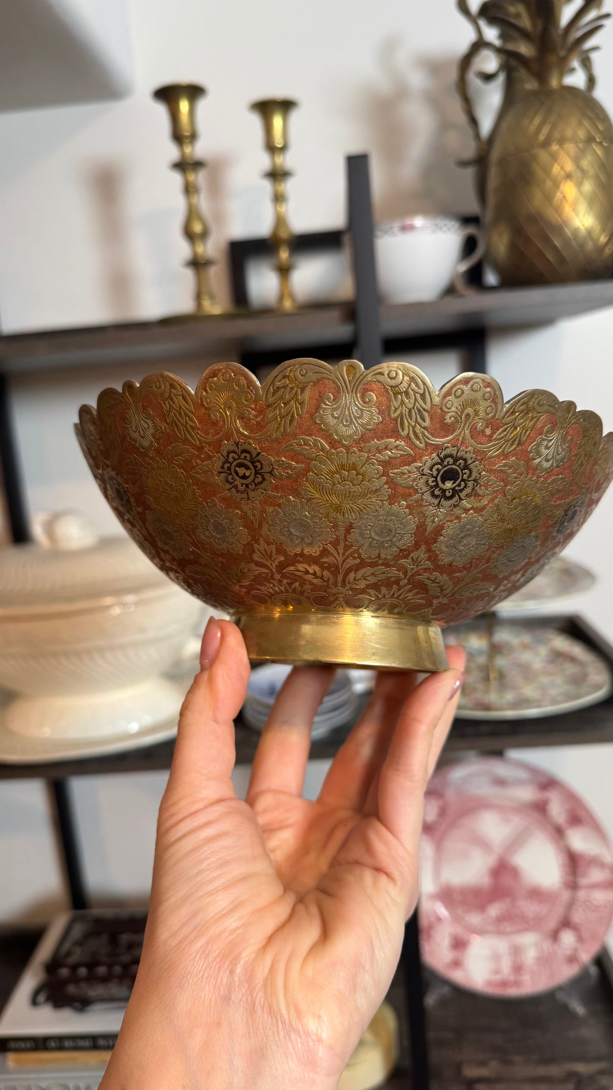 Reserved brass bowl