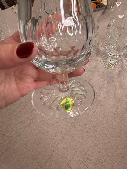 Stunning Waterford Presage Iced Tea/Water Glasses with original stickers! Set of 6!