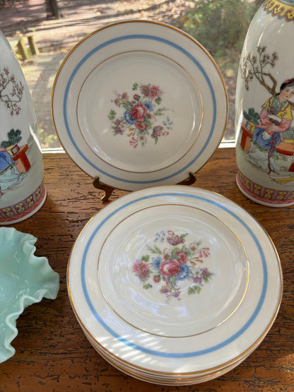 Charles Ahrenfeldt Limoges "La Nicoise" salad plates set of 6!