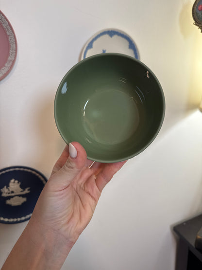 Wedgwood sage green rice bowl