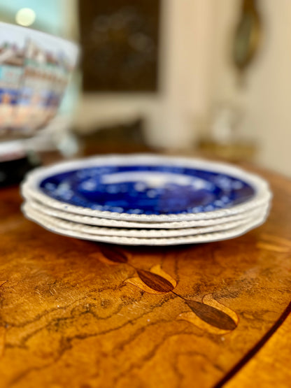Antique Copeland Spode Tower Blue Dinner Plate | March–April 1924