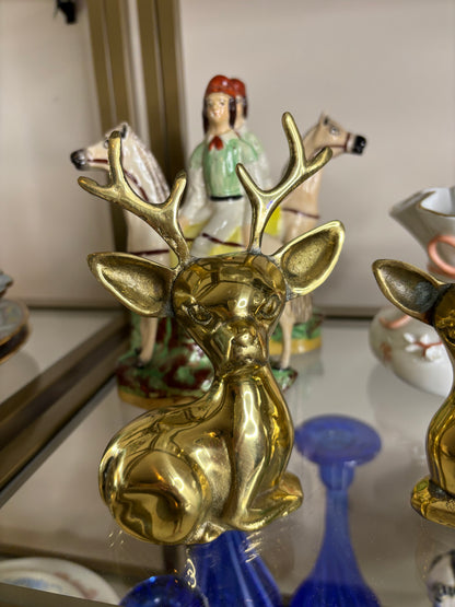 Sweetest brass deer pair!