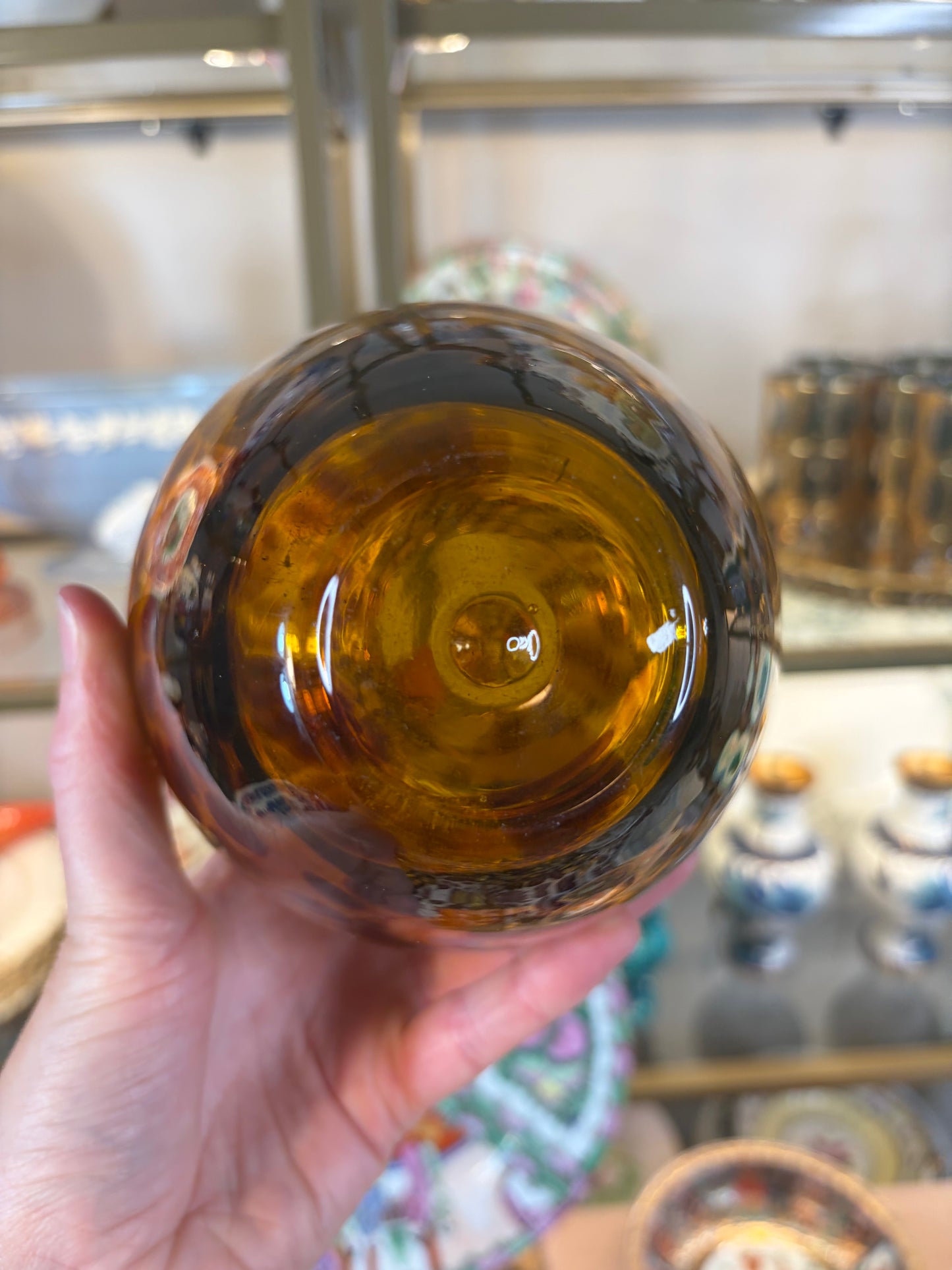 Lovely tortoise shell vase!