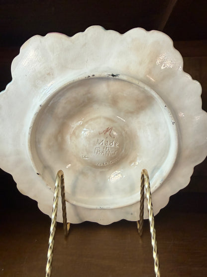 Antique French Oyster Plate