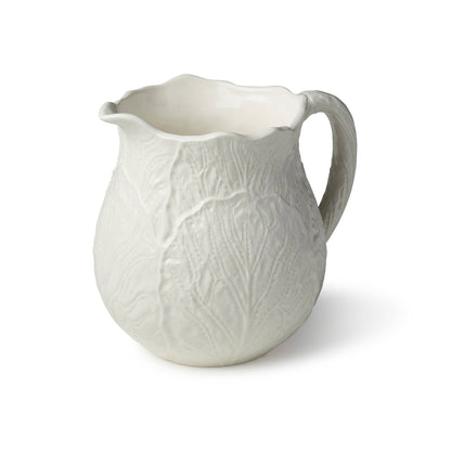 Le Jardin White Cabbage 3-D Pitcher
