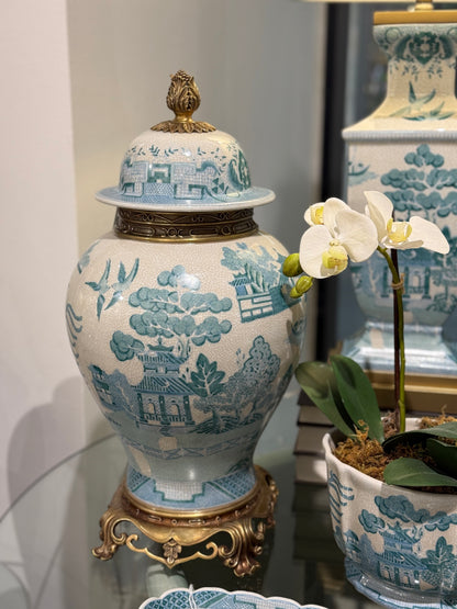Danny's Fine Porcelain - Turquoise Willow Porcelain Collection (Sold Separately)