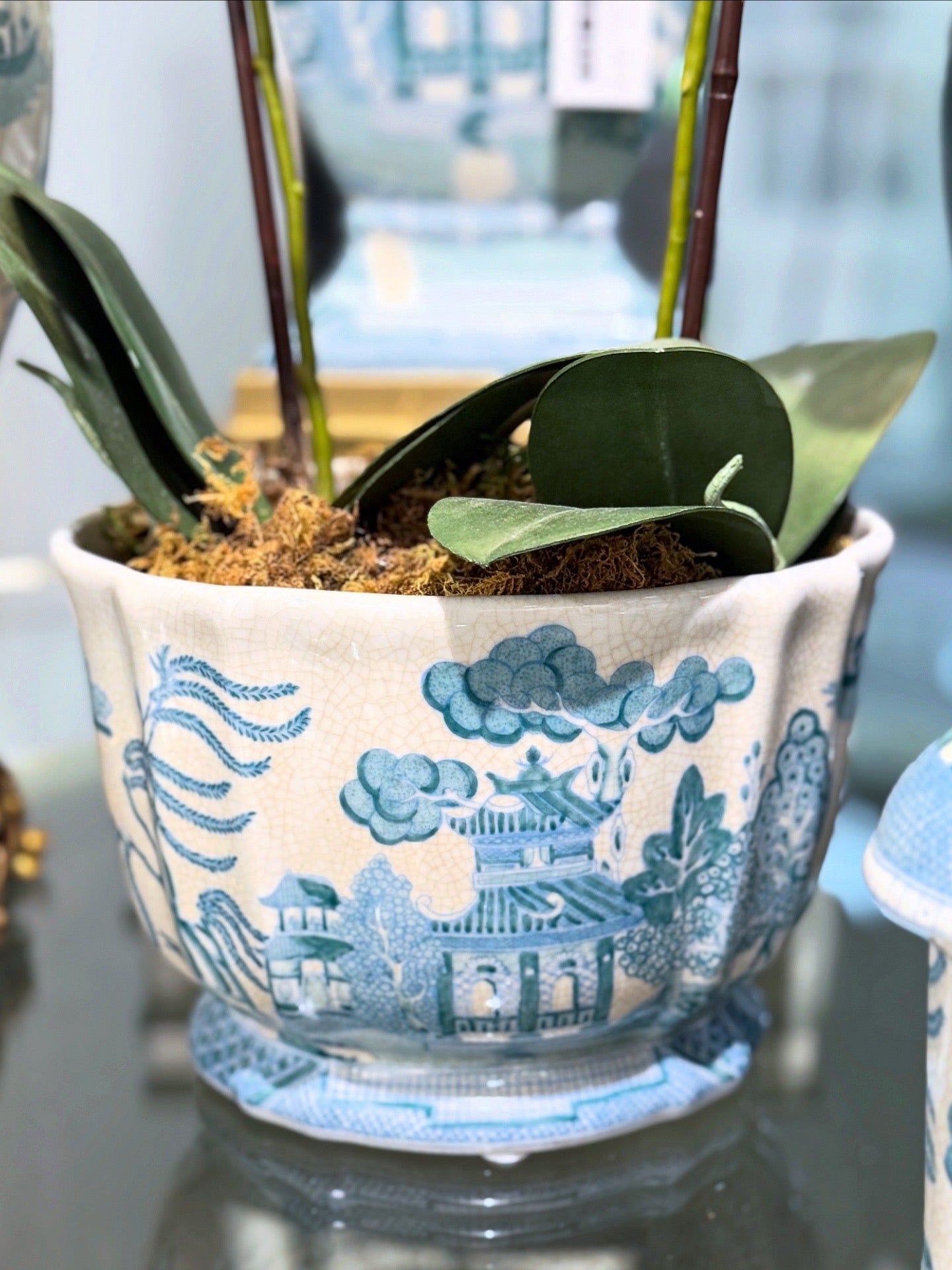 Danny's Fine Porcelain - Turquoise Willow Porcelain Collection (Sold Separately)