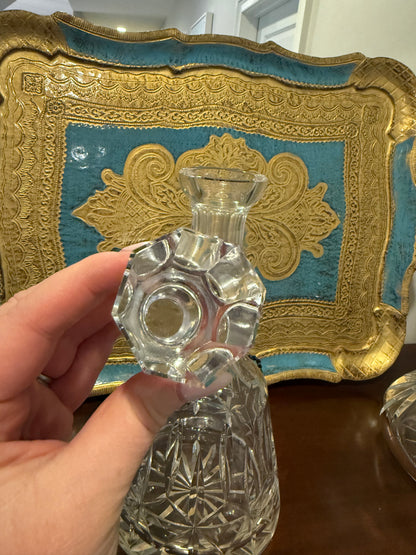 Live 12/2 Reserved Julie - Beautiful 13” Crystal Decanter