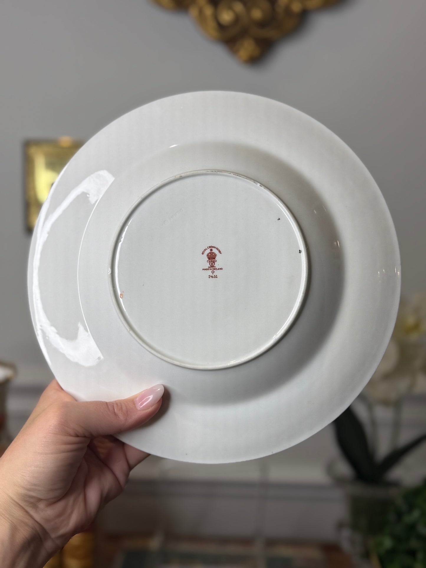Royal Crown Derby Imari 2451 Salad Plate | Bone China | England | 9”