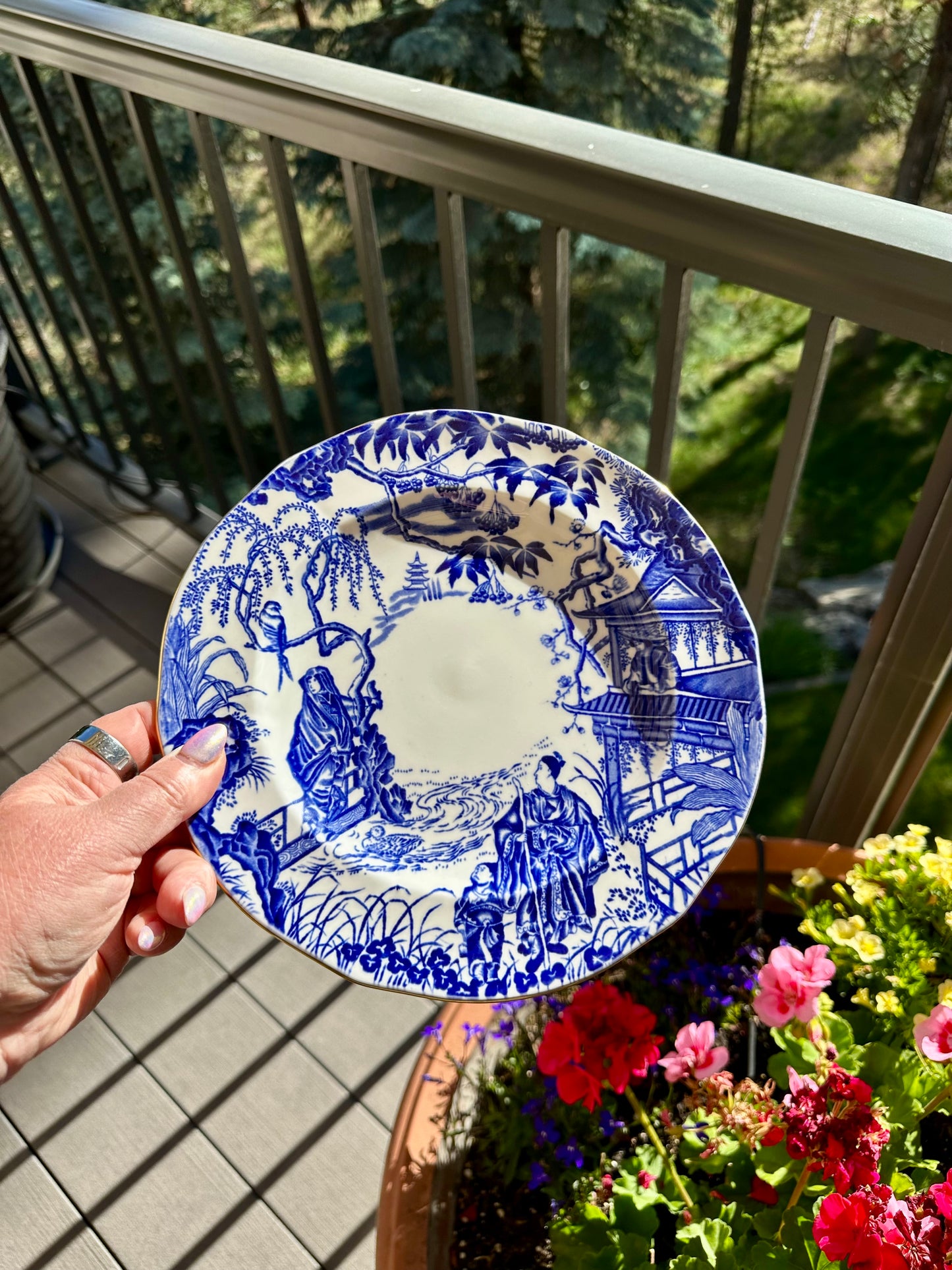Royal Crown Derby “Mikado” Tea for Two Set | 6 Pieces, circa 1940-1950’s