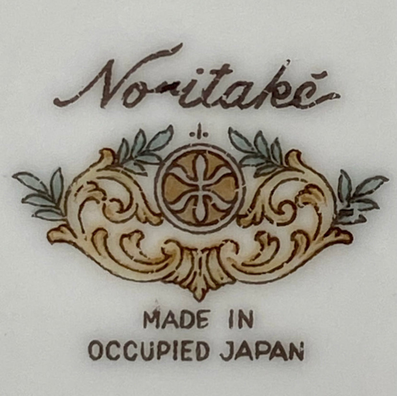 Stunning NORITAKE Occupied Japan Porcelain China oval platter with handles