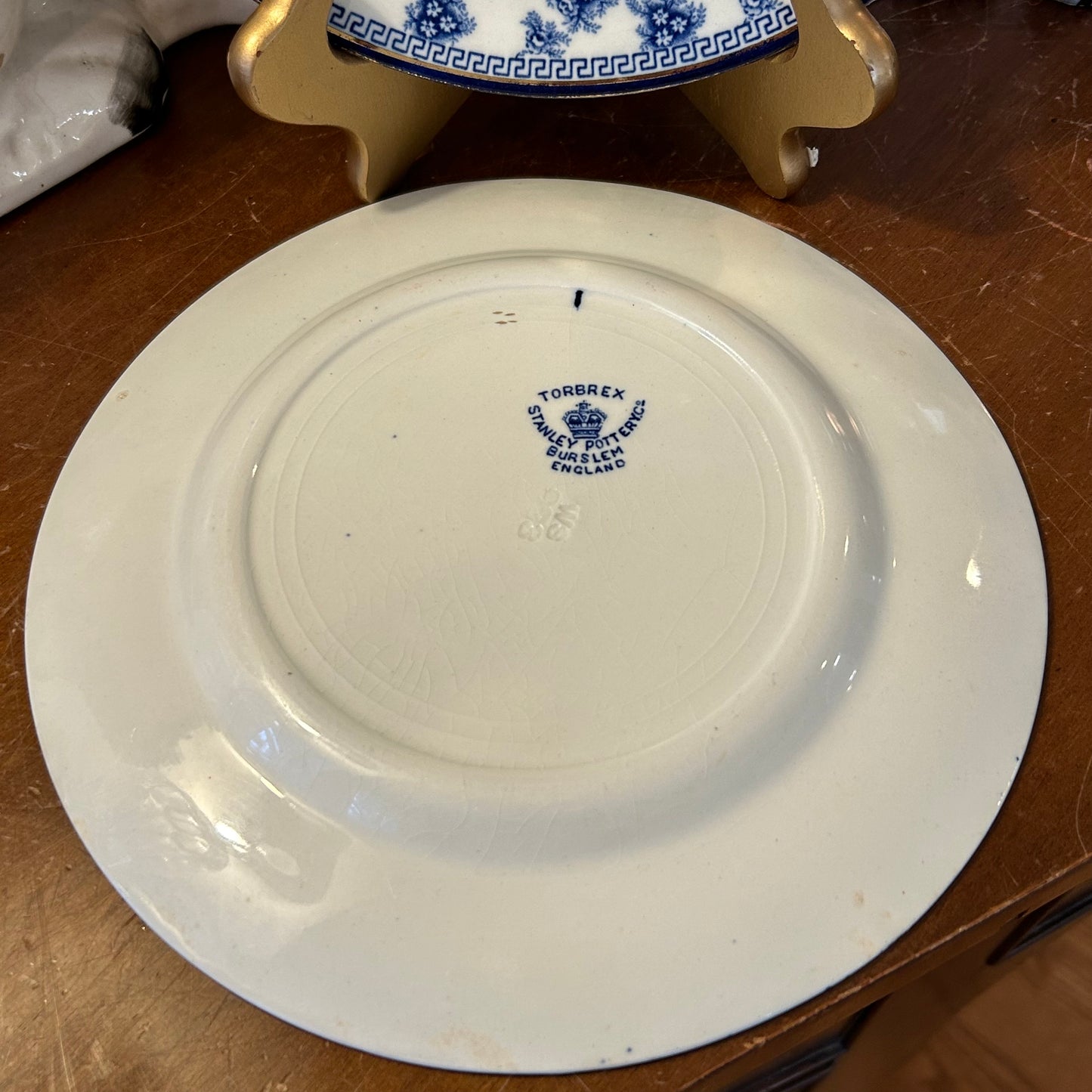 Set of two antique plates from Torbrex Burslem England