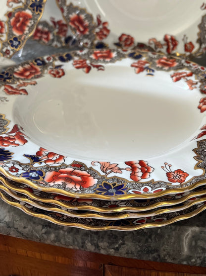 RESERVED - AMYLEA- Live 08/11 Elegant Antique Set of 8 Copeland England Dinner Plates - Marked And Date Stamped Circa 1899 Outstanding Condition 10”