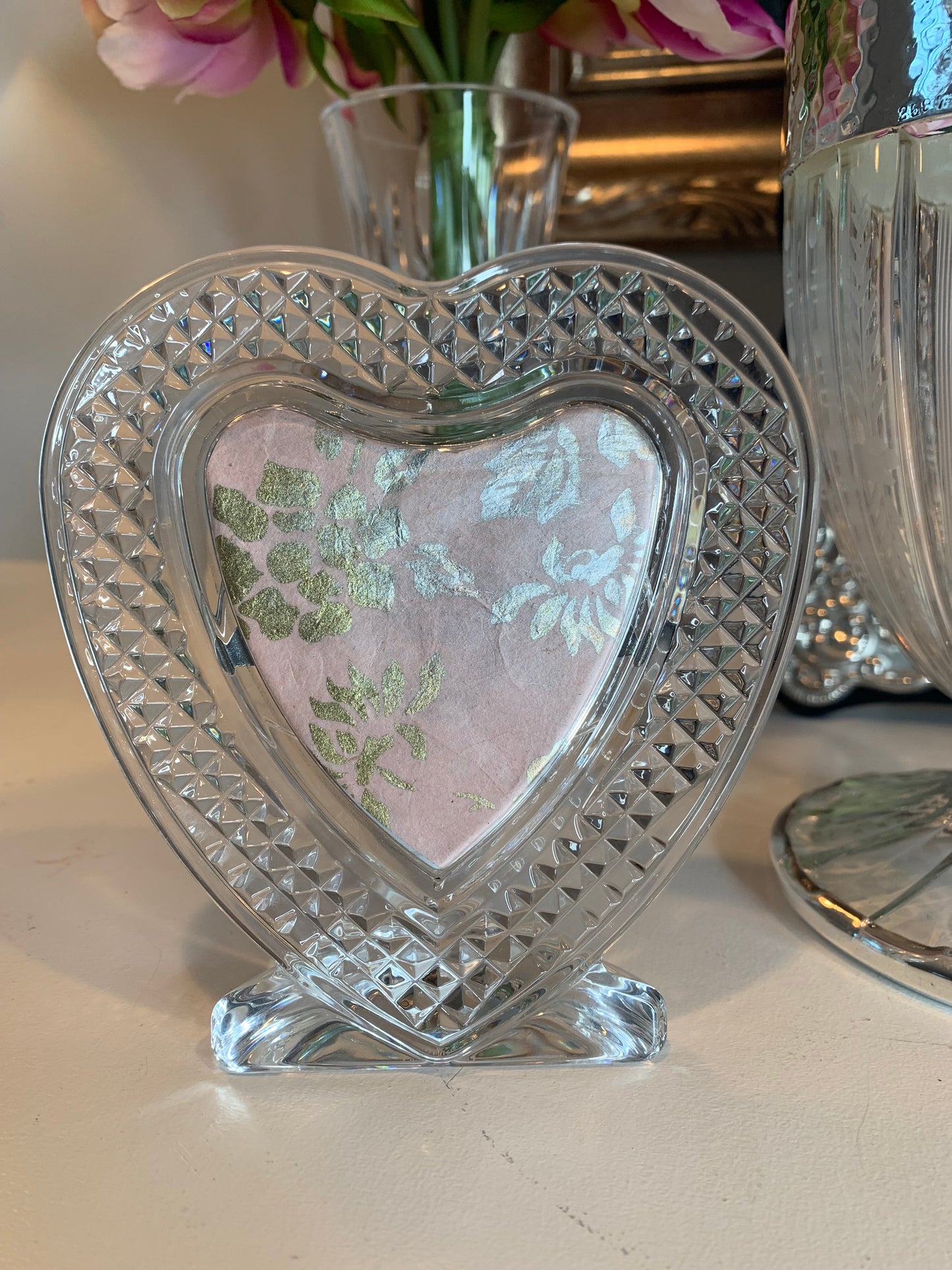 Waterford Lead Crystal Heart Frame