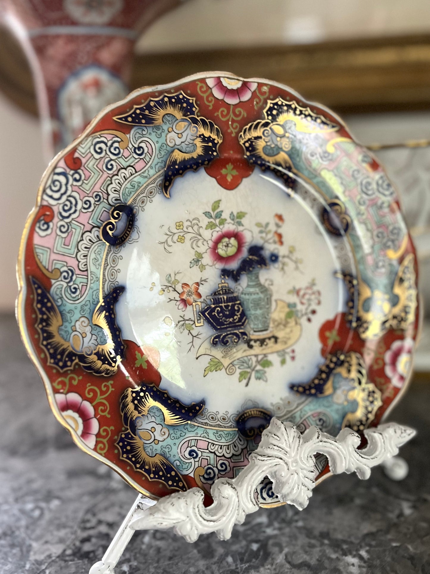Reserved Live 05/12 Rare 1800’s Stunning Ashworth Bros England Plate