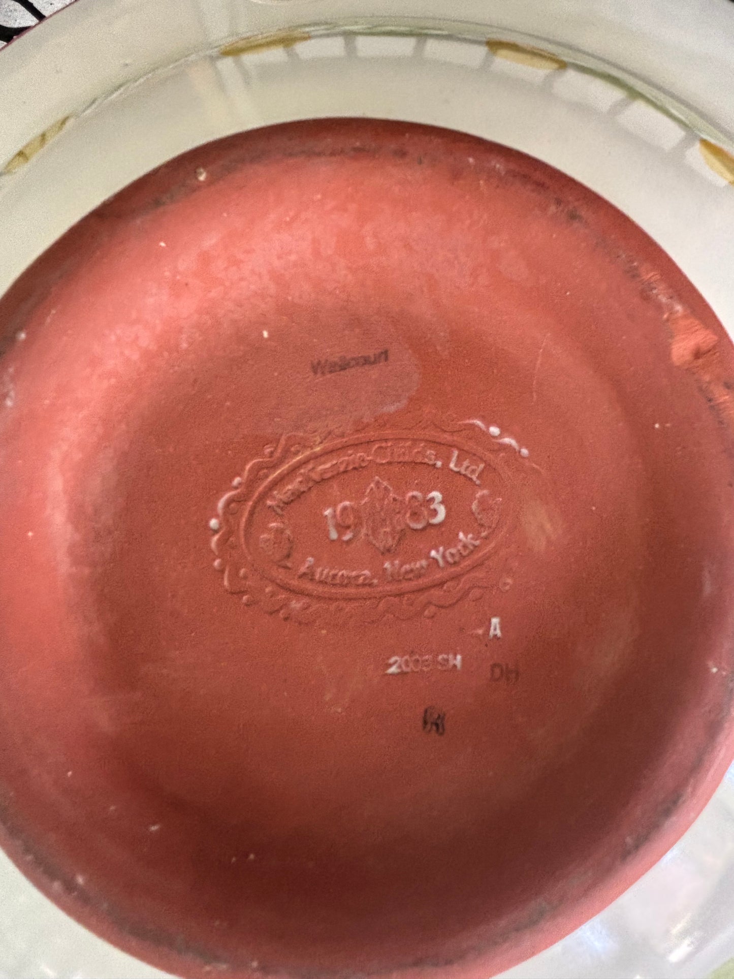 Vintage 1983 Mackenzie Childs extra large bowl!