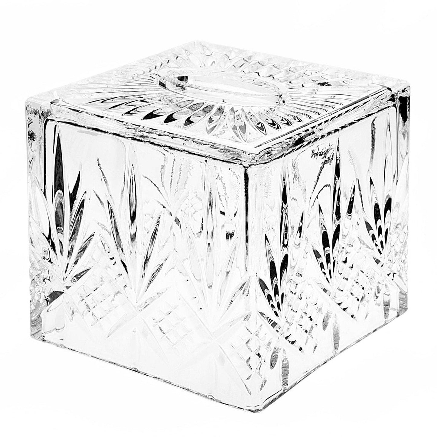 Dublin Brilliant-Cut Crystal Bowl | Timeless Clear Glass Centerpiece