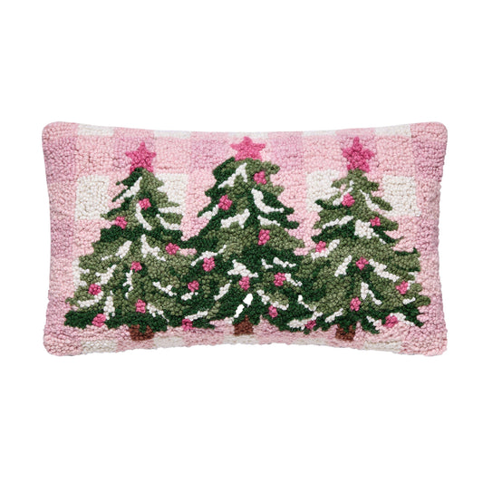 Whimsy Christmas Tree Hook Pillow