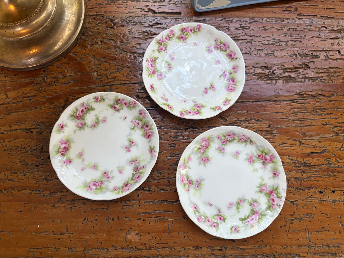 Lovely floral butter pats set of 3!
