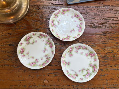 Lovely floral butter pats set of 3!