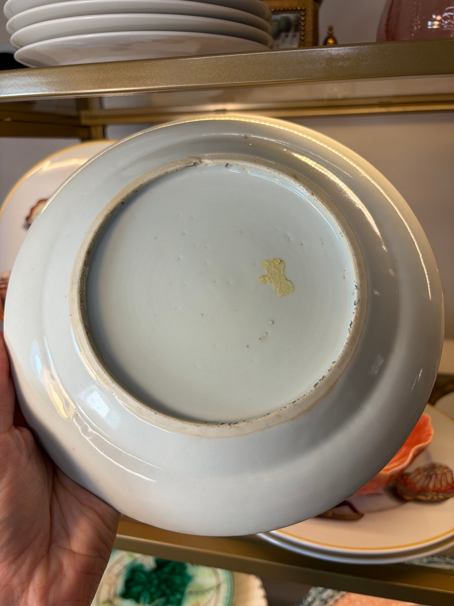 Antique Famille Rose plate! As is!