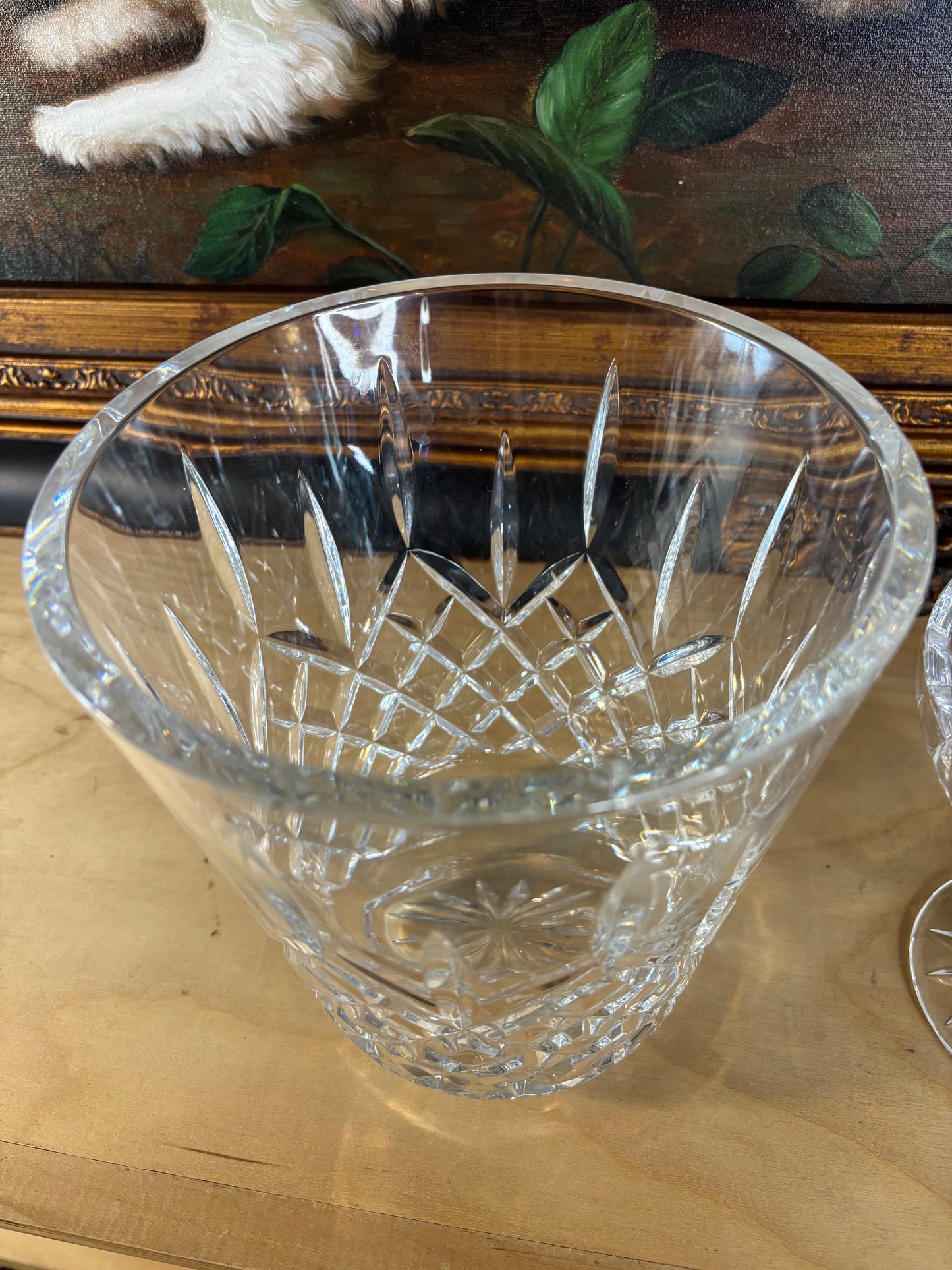 Stunning Waterford Lismore ice bucket or wine cooler!