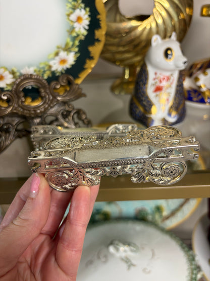 Reserved! Lovely ornate knife rests set of 6! Two sets available; sold separately.