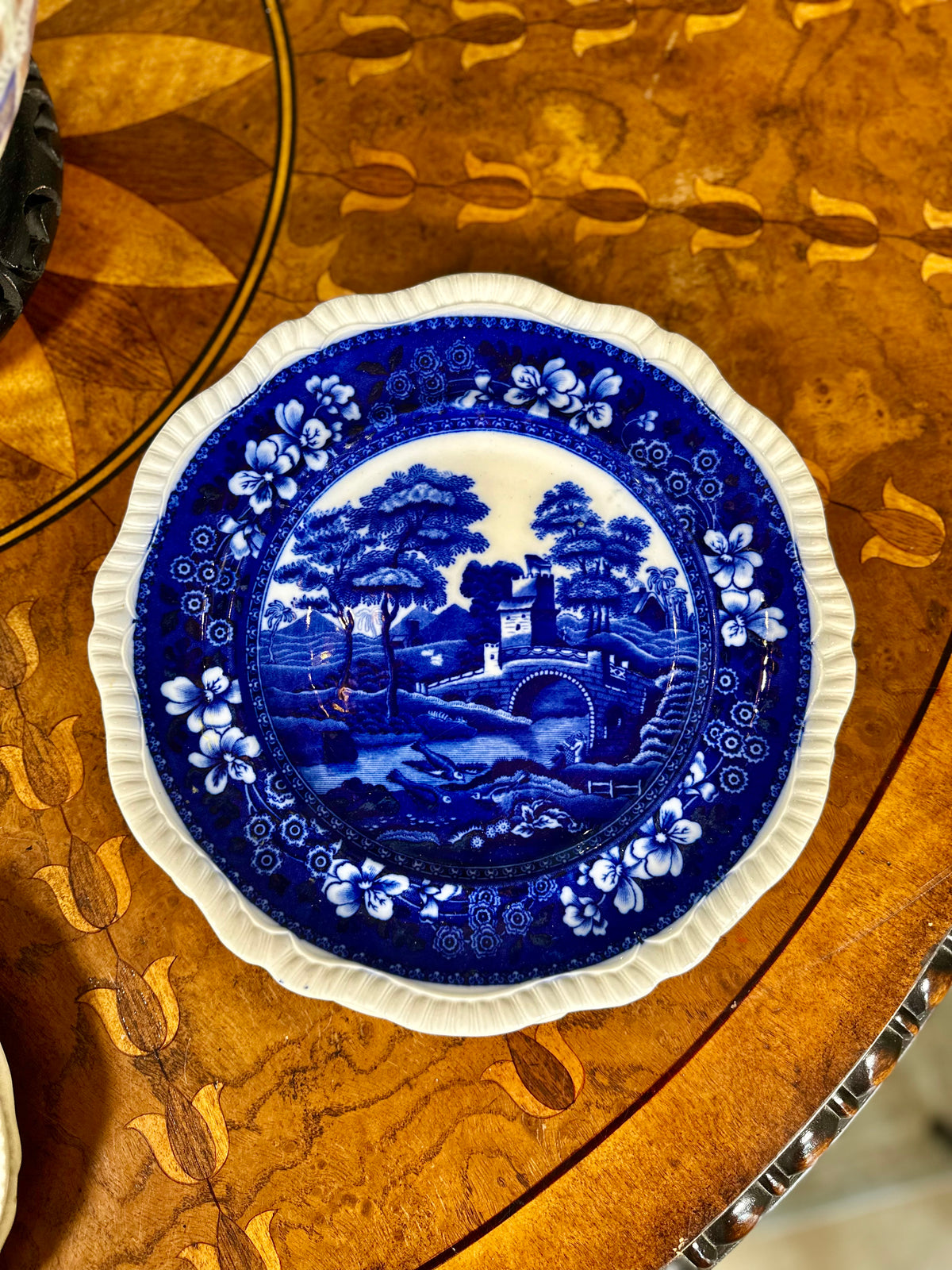 Antique Copeland Spode Tower Blue Dinner Plate | March–April 1924