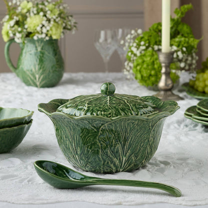 Le Jardin Cabbage 3-D Tureen with Ladle