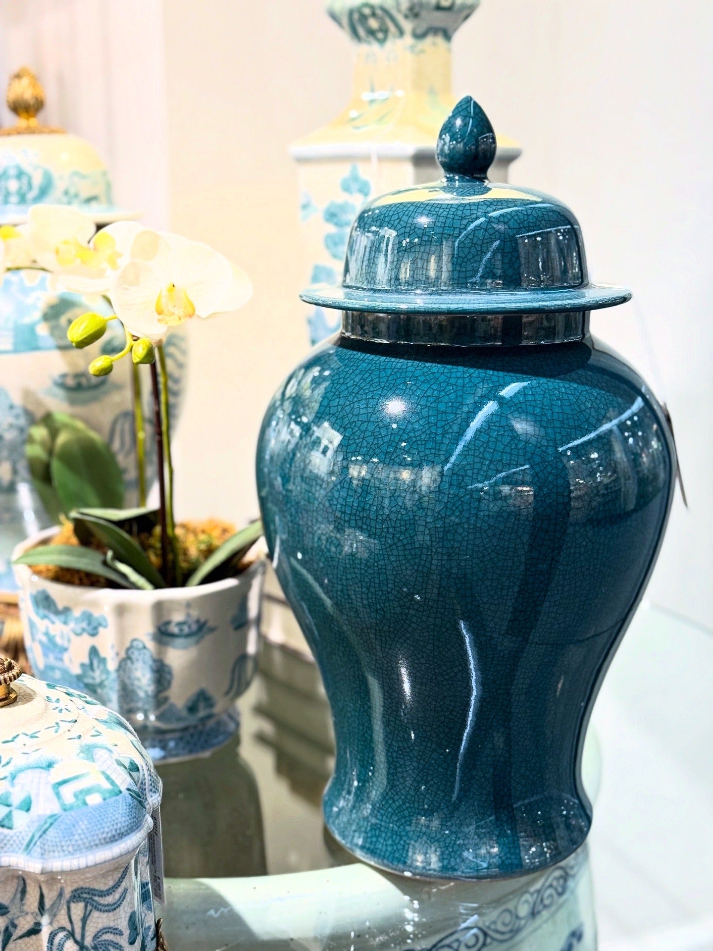 Danny's Fine Porcelain - Turquoise Willow Porcelain Collection (Sold Separately)