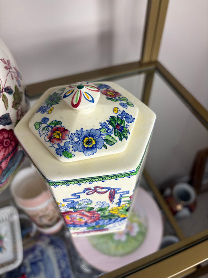 Beautiful Mason’s tea caddy!