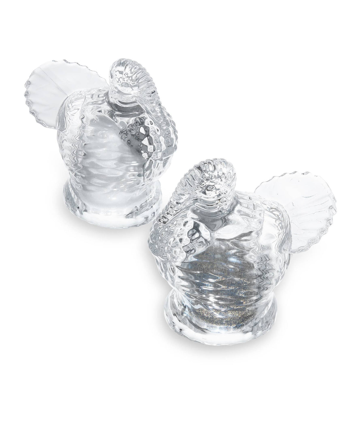 Harvest Turkey Crystal Salt & Pepper Shakers - Fall Decor