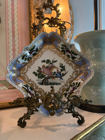 Chelsea House Square Porcelain Plate: 10.75” x 10.75”