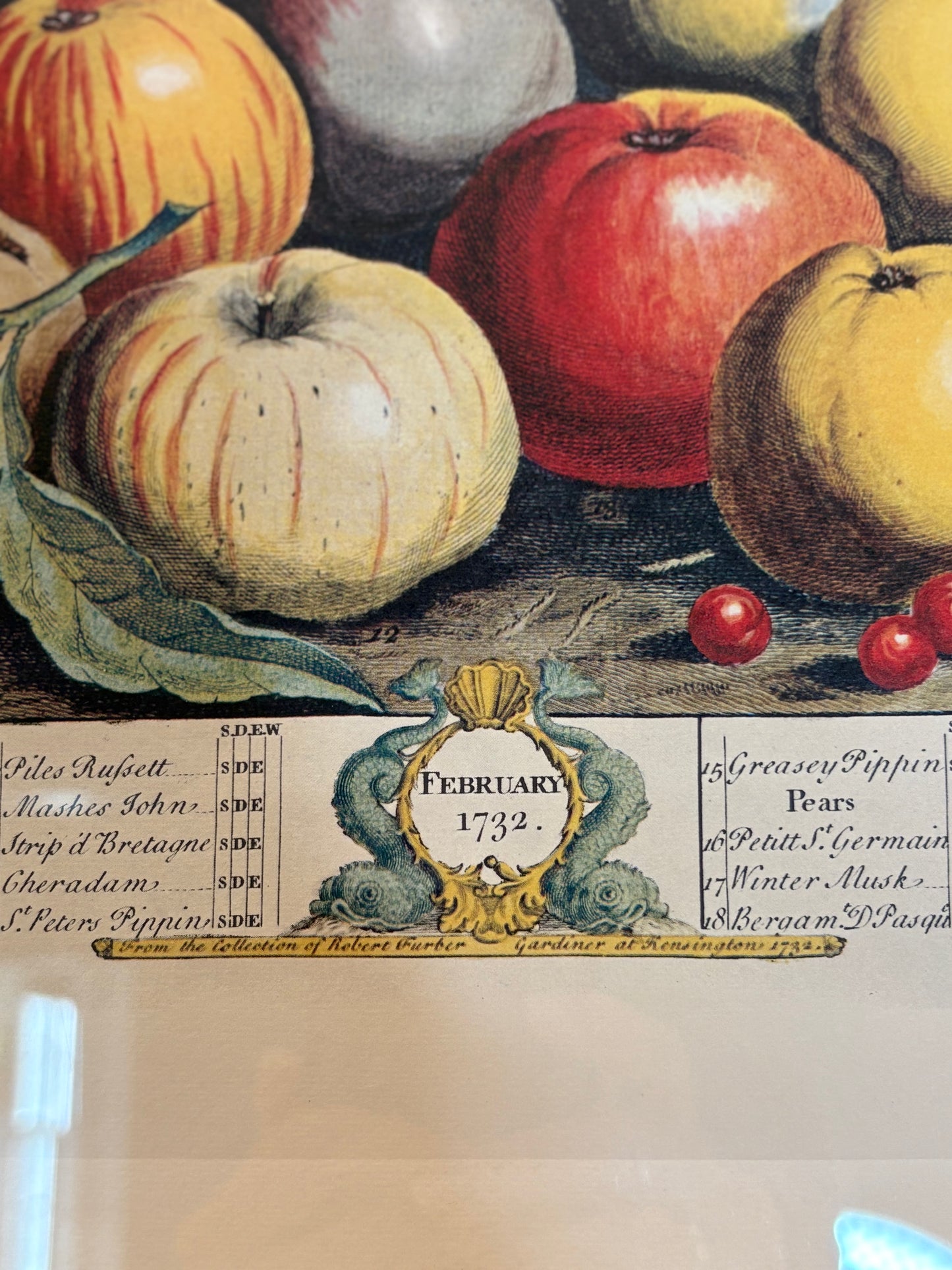 Gorgeous Pair of Framed Calendar Prints (Engraved by Fletcher and Smith)