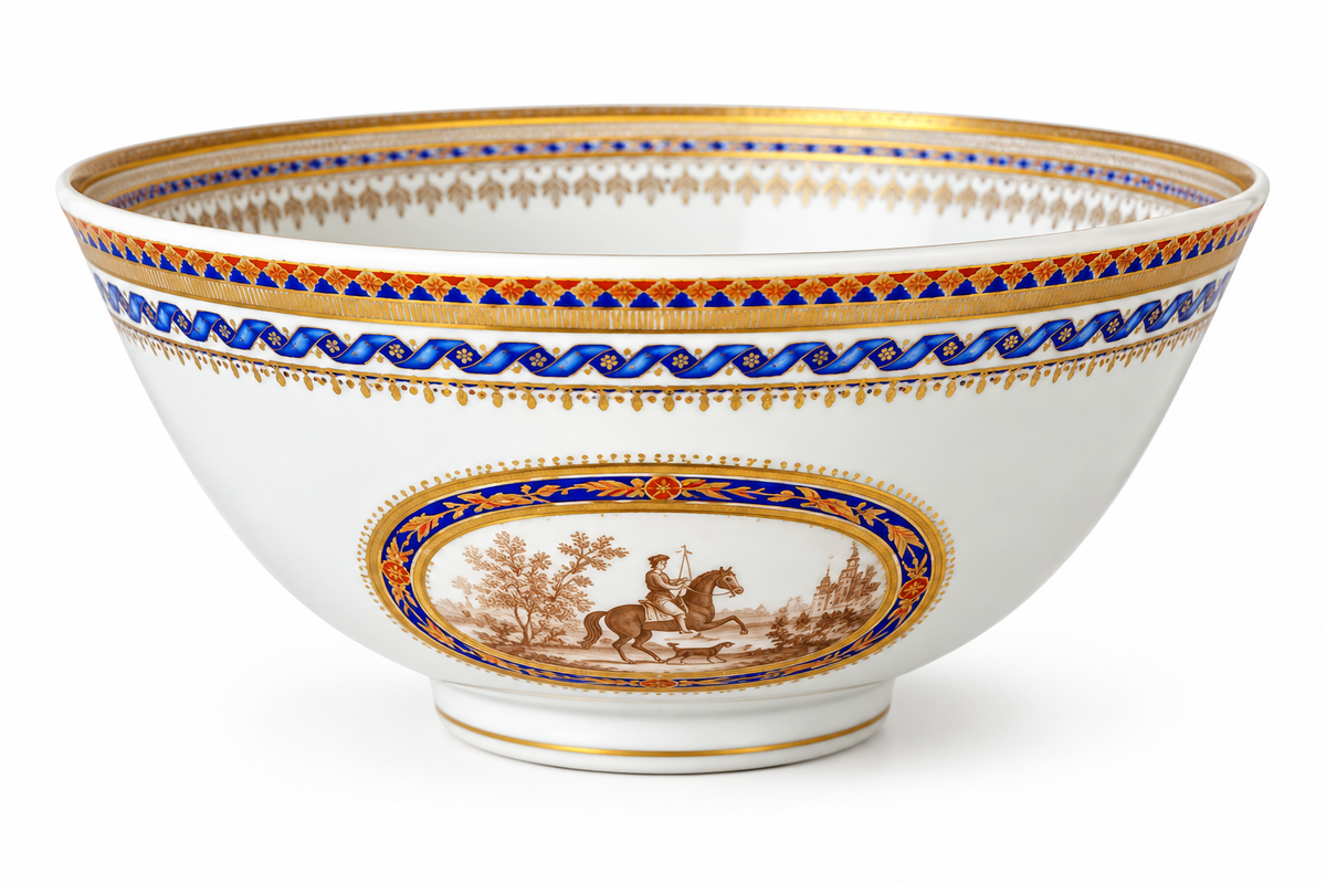 Mottahedeh × Vista Alegre Limited Edition Chinese Export Porcelain Bowl (No. 12 of 150)