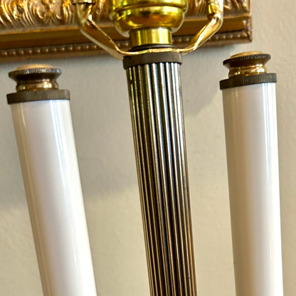 Pair designer Rembrandt French Regency Candelabras Table Lamps 30 in circa 89