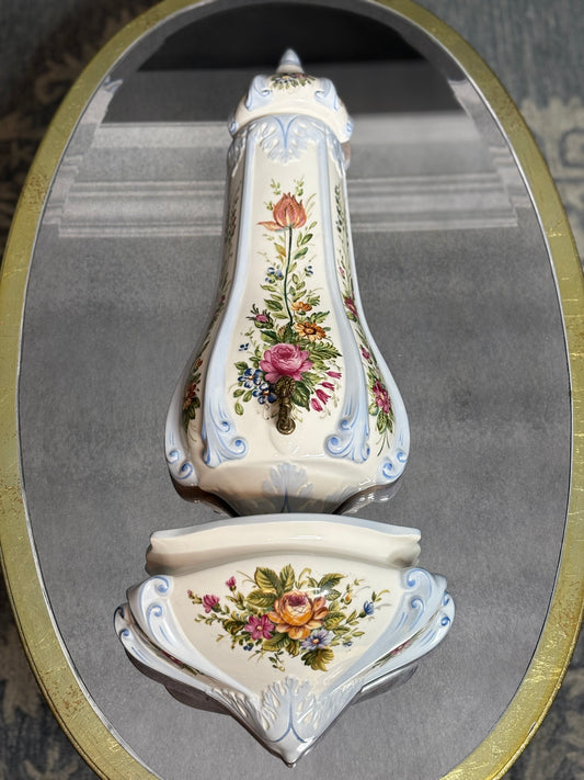 Vintage Hand Painted Lavabo (3 pieces) by Andrea Sadek
