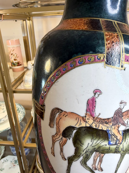 Equestrian style 12 1/4” vase!