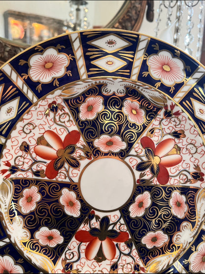 Regal English Royal Crown Derby for Tiffany & Co Imari Dinner Plates 10 1/2” - Set Of 4