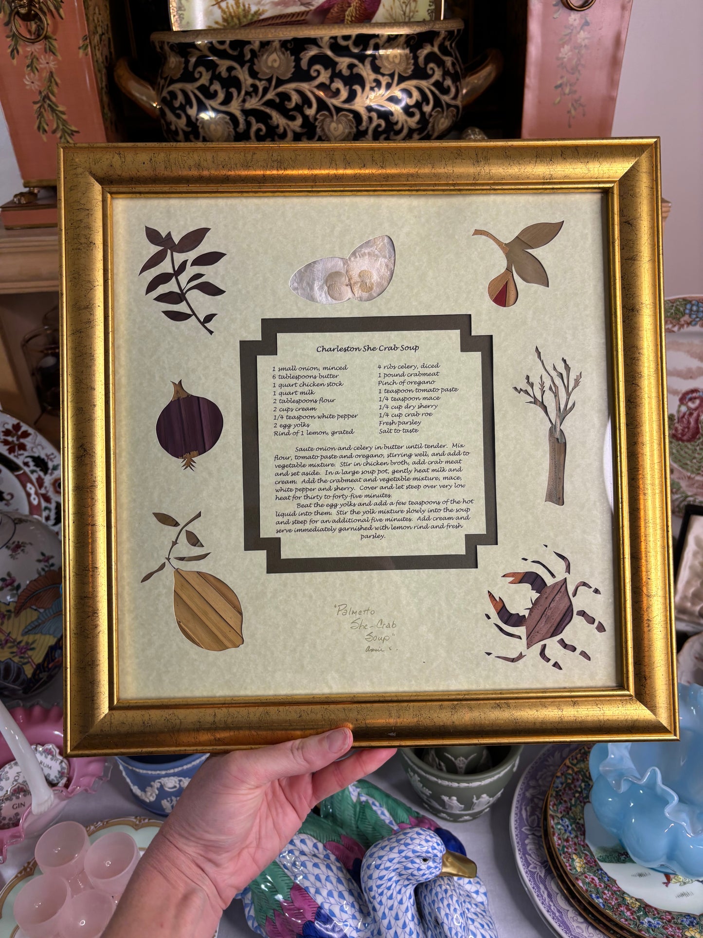 Charleston Recipe Art!