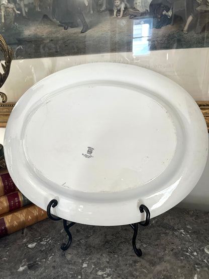 Live 06/15 Large Antique Copeland England Platter Bespoke Pattern For Davis Collamore 5th Avenue - Circa 1911-1920’s