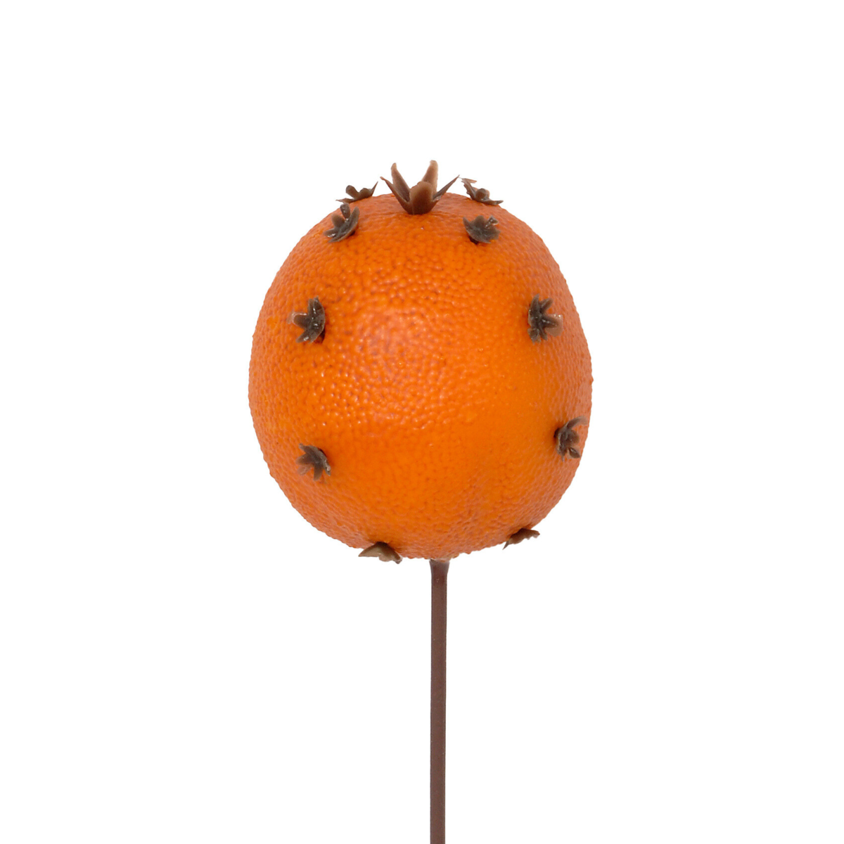 60mm Pomander Orange Clove Picks - Faux Fruit