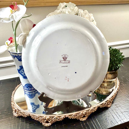 Rare Antique Imari Mason’s of England Charger/ Platter, 12.5”D