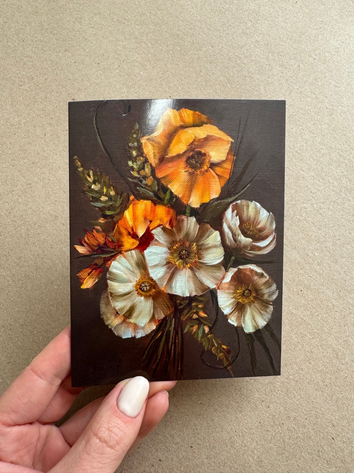 Set of 8 Notecards with original art print