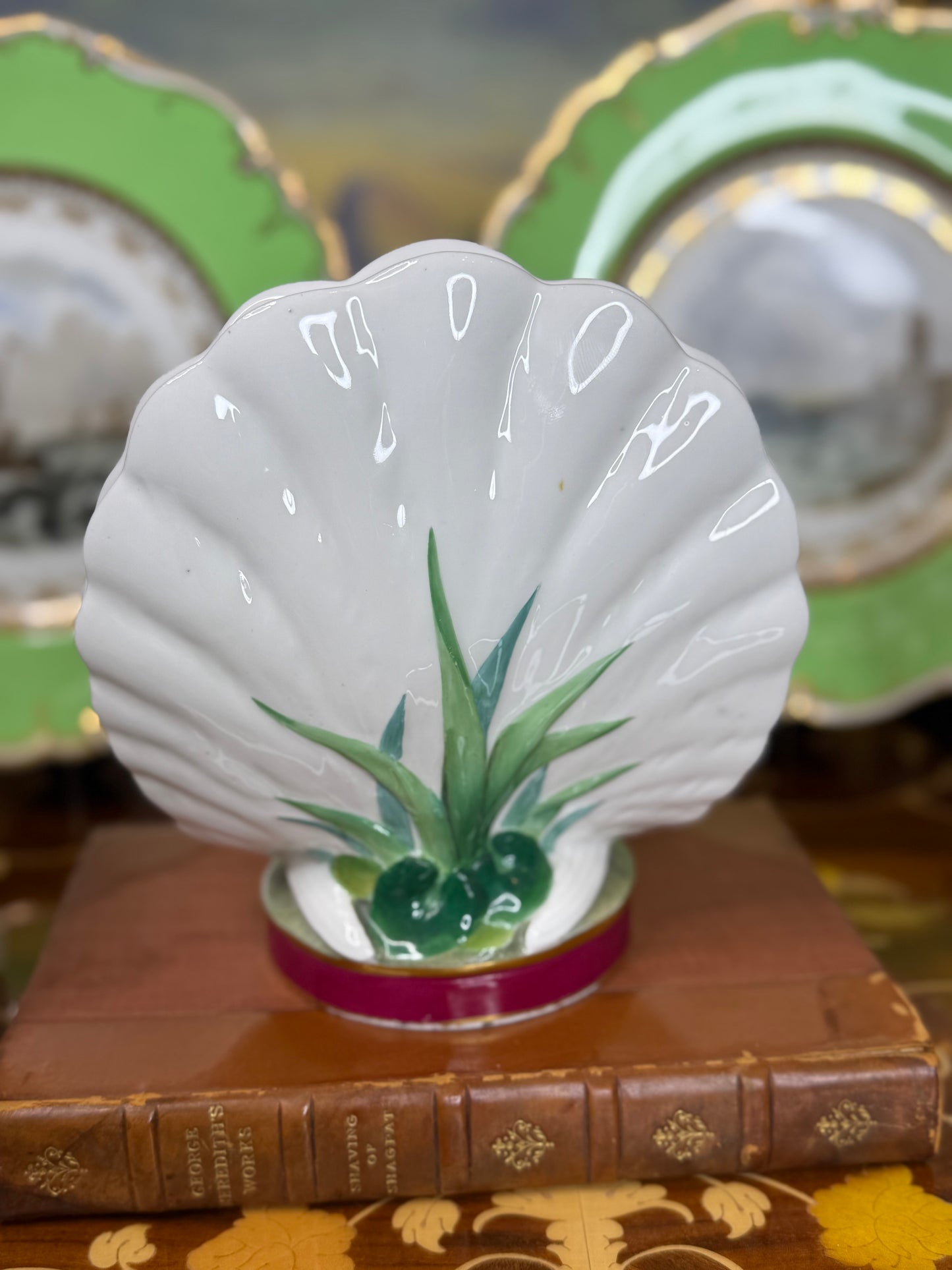 Minton Dove Posy Holder Figurine, c. 1870 – Victorian Porcelain Bird