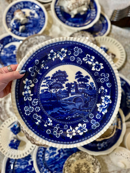 Antique Copeland Spode Tower Blue Dinner Plate | March–April 1924