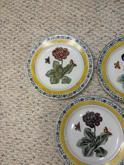 Beautiful butterflies and florals set of decorative plates! Instant plate wall!